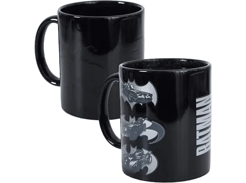 Taza - Pyramid Batman SCMG2400846, 315 ml, Cerámica, Termosensible, Licencia oficial