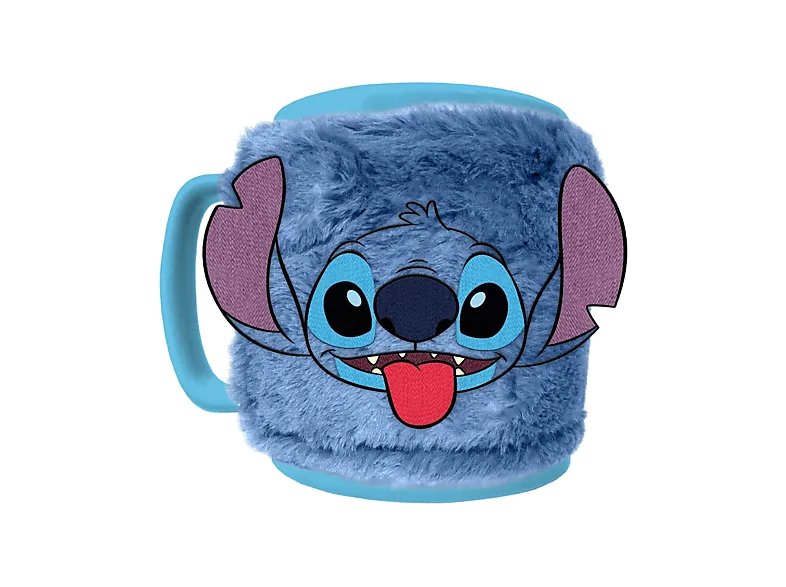 Taza - Sherwood Stitch Peluche, 440 ml, Cerámica, Tejido de Felpa con Cierre Velcro