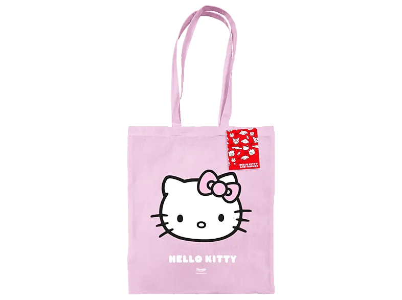 Mochila - Pyramid Hello Kitty, Estilo tote bag, Tela ecológica, Rosa