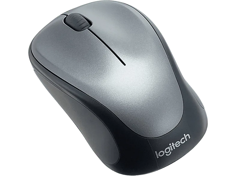 Ratón inalámbrico - Logitech Mouse M235, Ambidiestro, USB, Windows/macOS, Modo de suspensión automática, 12 meses pila, Negro (imagen 1 de 3)