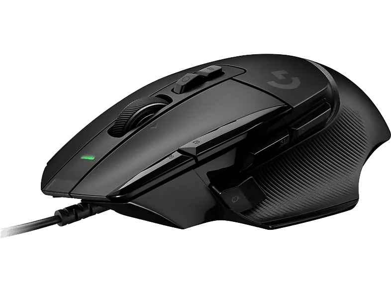Ratón gaming - Logitech G G502 X, Con cable, 25.600 ppp, 13 botones programables, Interruptores Lightforce, DPI ajustable, Rueda de dos modos, Negro