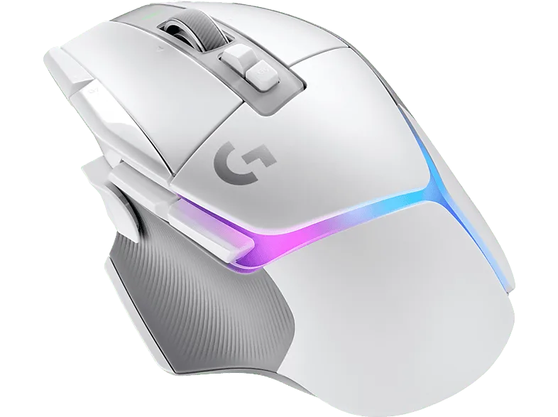 Ratón gaming - Logitech G G502 X Plus, Inalámbrico, Lightspeed, RGB Lightsync, 25.600 ppp, DPI ajustable, 11 botones personalizables, Blanco