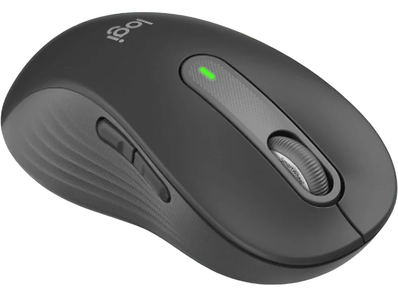 Ratón inalámbrico - Logitech Signature M650, Para manos grandes/zurdos, Bluetooth, Accesos directos, Personalizable, USB, Negro