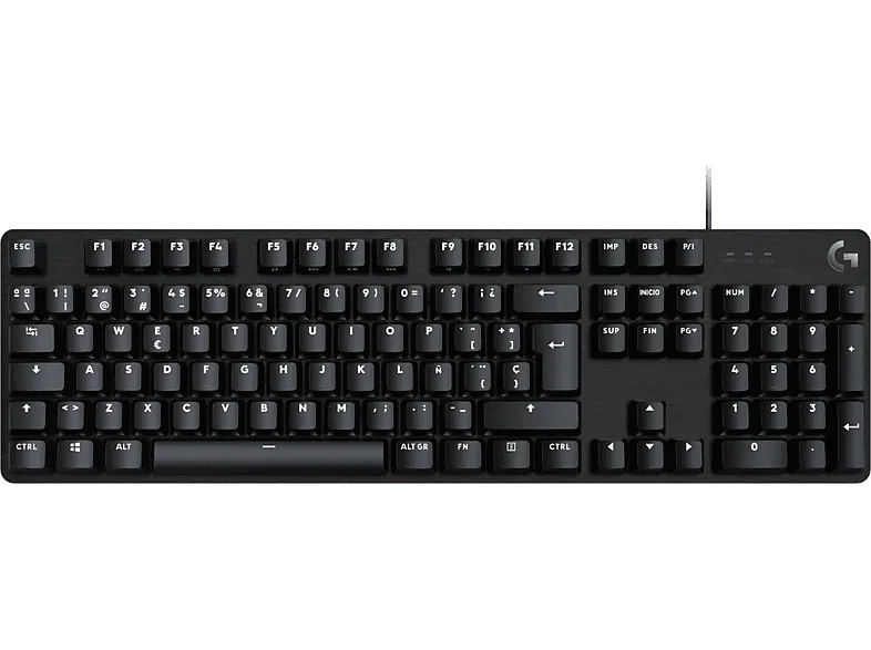 Teclado gaming - Logitech G G413 SE, USB, Retroiluminación, Antighosting, Control multimedia, Teclas de PBT, Interruptores mecánicos, Negro (imagen 1 de 3)
