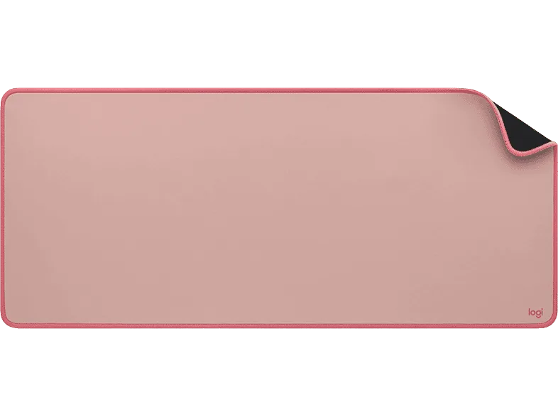 Alfombrilla para teclado y ratón - Logitech Desk Mat Studio Series, Nylon/ Poliéster, Rosa