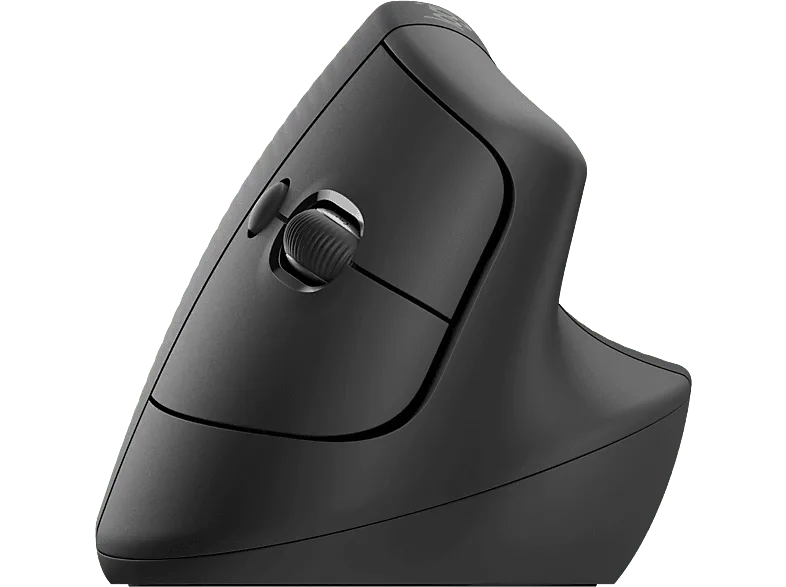 Ratón inalámbrico - Logitech Lift Vertical Ergonómico, 4000 ppp, Botones personalizables, Multidispositivo, Windows-Mac, USB Logi Bolt, Negro – Negro