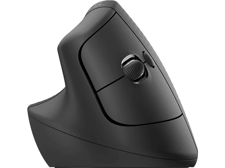 Ratón inalámbrico - Logitech Lift Vertical, Ergonómico, Mano izquierda, 4000 ppp, Botones personalizables, Multidispositivo, Windows-Mac, USB, Negro (imagen 1 de 3)