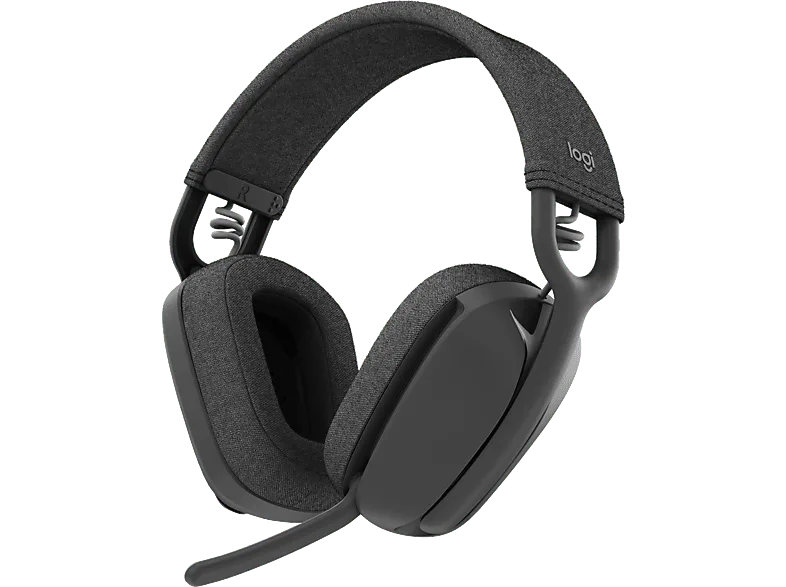Auriculares inalámbricos - Logitech Zone Vibe 100, Bluetooth, Micrófono con supresión de ruido, 18hs autonomía, PC/Mac, Altavoces 40 mm, Negro