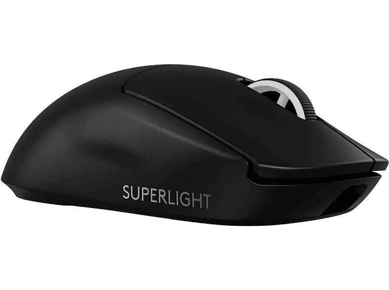 Ratón gaming - Logitech G Pro X Superlight 2, Lightspeed, Inalámbrico-USB, 32.0000 ppp, PC-Mac, Botones personalizables, Interruptores híbridos, Negro