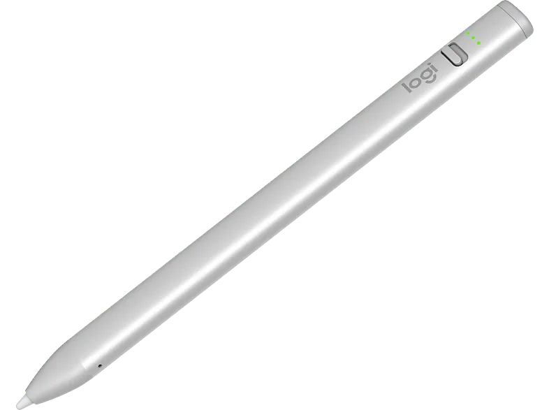 Stylus pen - Logitech Crayon, lápiz digital para iPad con tecnología Apple Pencil, precisión de píxel y punta inteligente dinámica carga rápida