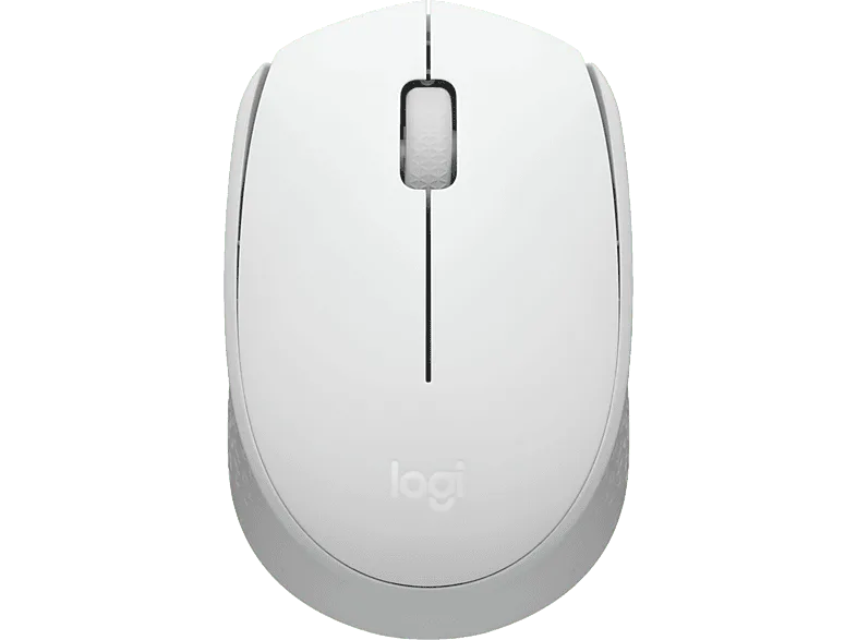Ratón inalámbrico - Logitech M171, 1000 ppp, Ambidiestro, USB, Windows-Mac, 12 meses de pila, Blanco