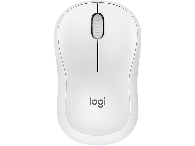 Ratón inalámbrico - Logitech M240 Silent, Inalámbrico, Bluetooth, 4000 ppp, Ambidiestro, Windows/Mac, 18 meses de batería, Blanco