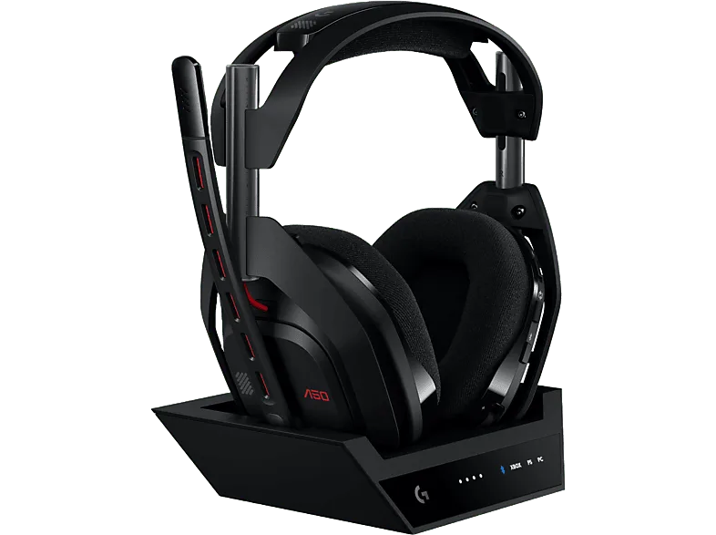 Auriculares gaming - Logitech G ASTRO A50 Gen 5 + Estación base PlaySync Audio, Inalámbrico, Micrófono 48kHz, PC-PS-Nintendo-Xbox, Lightspeed, Negro