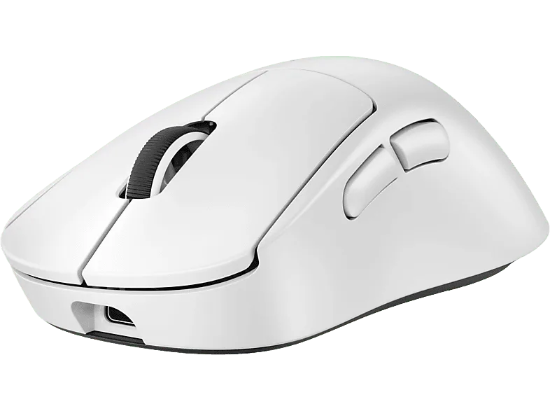 Ratón gaming - Logitech Pro X Superlight 2 DEX, 44.000 ppp, Lightspeed, Interruptores Lightforce, 95h batería, Sensor Hero 2, 60 gramos, Blanco