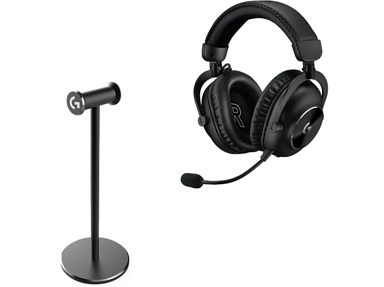 Auriculares gaming - Logitech G Pro X 2 Lightspeed + HS STAND, Inalámbrico, Bluetooth, Micrófono, 7.1 DTS, PC/PlayStation/Nintendo, Negro (imagen 1 de 3)