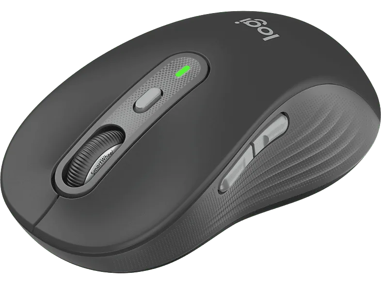 Ratón inalámbrico - Logitech Signature Plus M750 L, Para manos grandes, Conexión multidispositivo, USB, Botones personalizables, Windows-Mac, Negro (imagen 1 de 2)