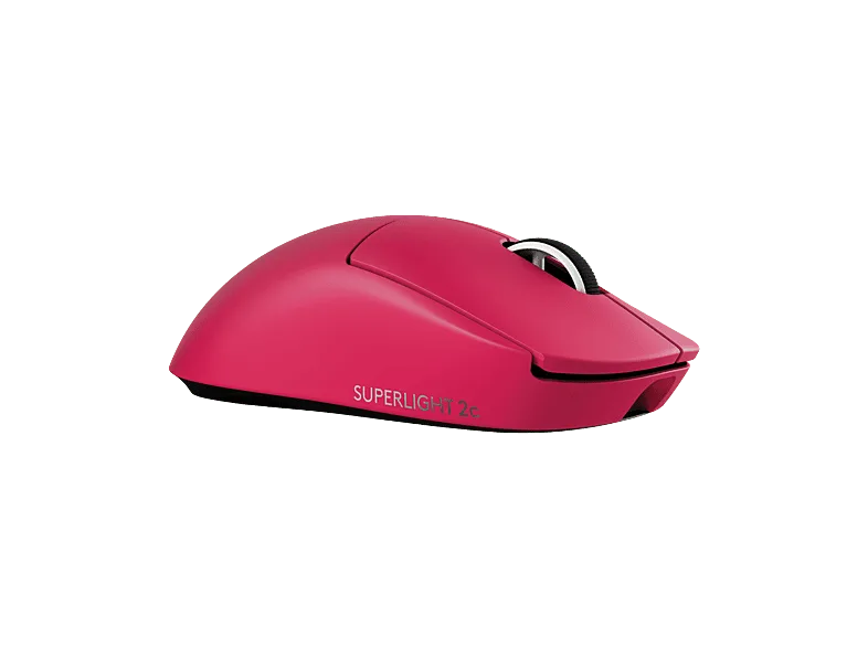 Ratón gaming - Logitech G Pro X Superlight 2C, Inalámbrico, 44.000ppp, Bluetooth-Lightspeed, Interruptores, PC-Mac, Botones personalizables, Rosa