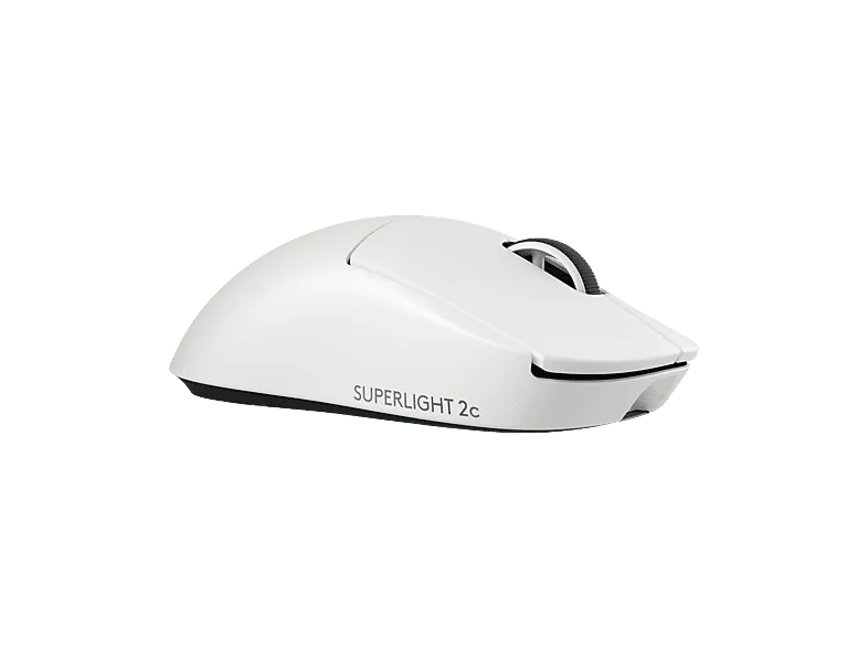 Ratón gaming - Logitech G Pro X Superlight 2C, Inalámbrico, 44.000ppp, Bluetooth-Lightspeed, Interruptores, PC-Mac, Botones personalizables, Blanco