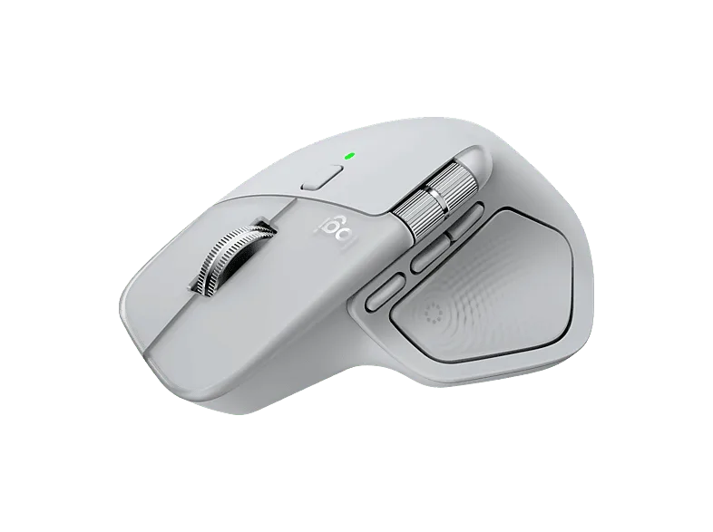 Ratón inalámbrico - Logitech MX Master 4, 8000ppp, Carga rápida, Clics silenciosos, Bluetooth-USB, PC-Mac, Multidispositivo, Personalizable, Gris (imagen 1 de 3)