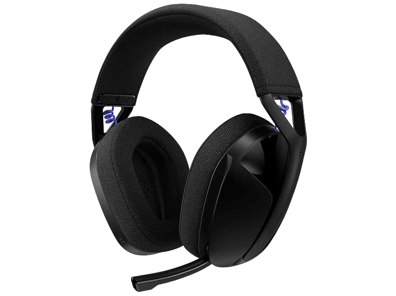 Auriculares gaming - Logitech G G321, Lightspeed-Bluetooth, Micrófono 16 kHz con varilla abatible, 20hs batería, PC, PS4-PS5, Nintendo Switch, Negro – Negro