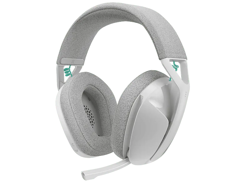 Auriculares gaming - Logitech G G321, Lightspeed-Bluetooth, Micrófono 16 kHz con varilla abatible, 20hs batería, PC, PS4-PS5, Nintendo Switch, Blanco