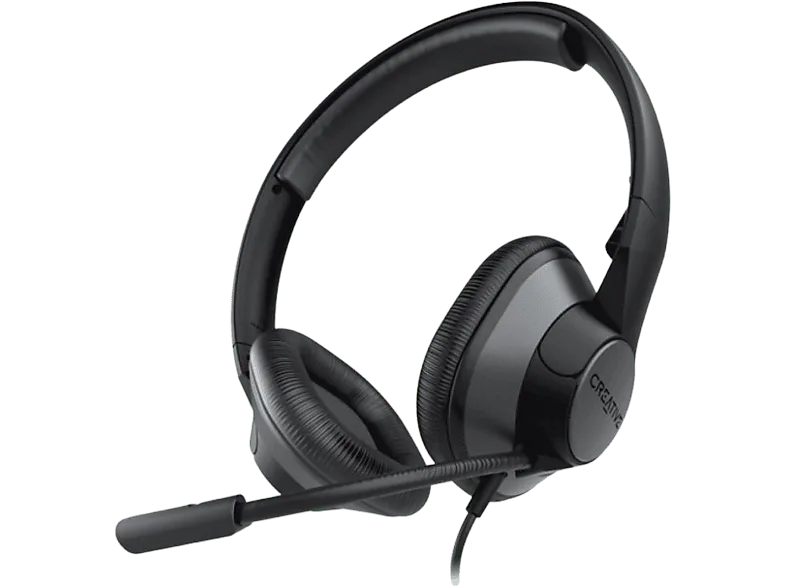Auriculares - Creative ChatMax HS-720 V.2, De diadema, Con cable, USB, Micrófono, Negro