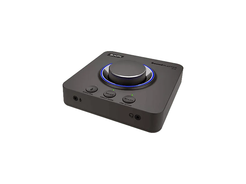 Tarjeta de sonido DJ - Creative Sound Blaster X4, DAC USB alta resolución 7.1, Negro