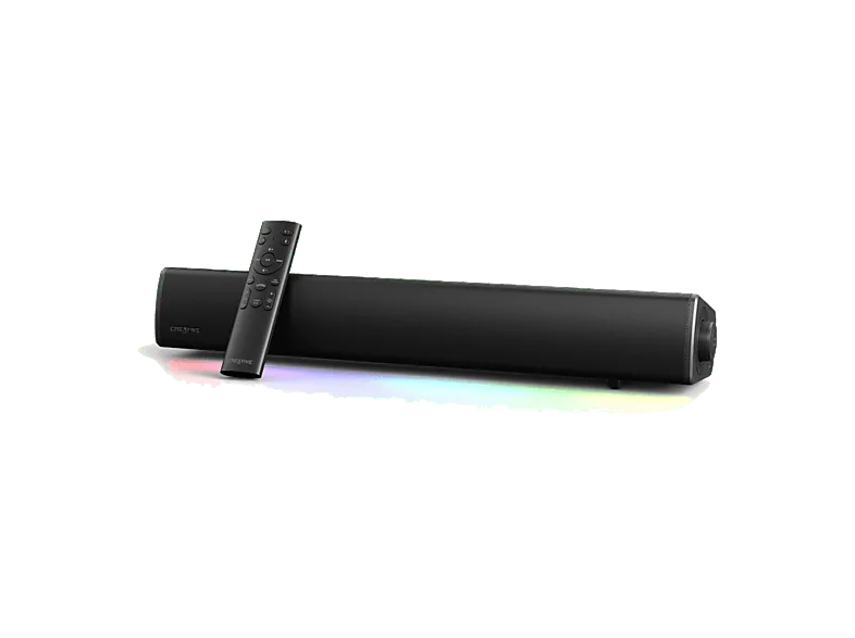 Barra de sonido - Creative Sound Blaster GS5, Iluminación RGB Personalizable, Bluetooth, 60W, Control Remoto, Acoustic Engine, Negro