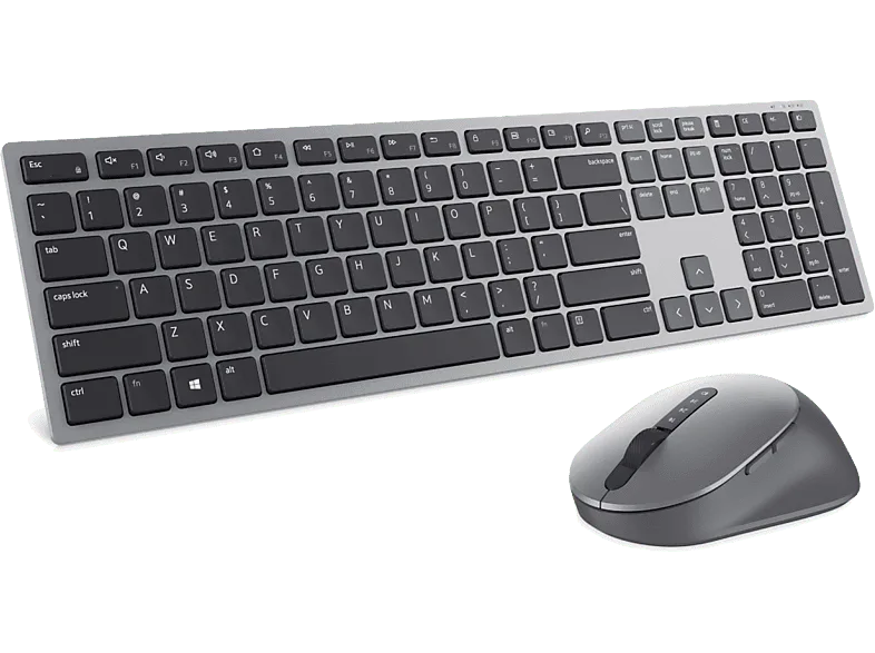Pack Teclado + Ratón - Dell Premier KM7321W, Inalámbrico, Bluetooth, USB, Teclas dedicadas y programables, Gris negro