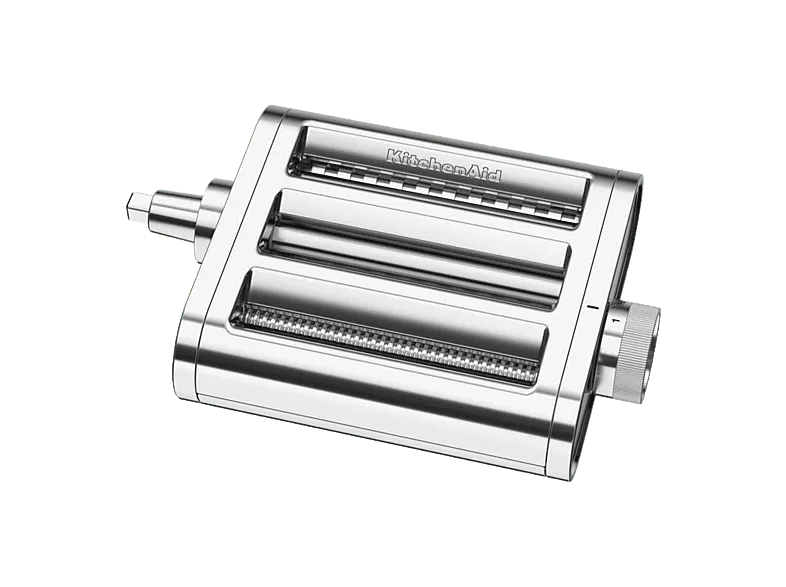 Accesorio robot de cocina - KitchenAid 5KSM3MPA, 8 Ajustes Grosor, Compatible con todos modelos batidora amasadora KitchenAid, Acero inoxidable