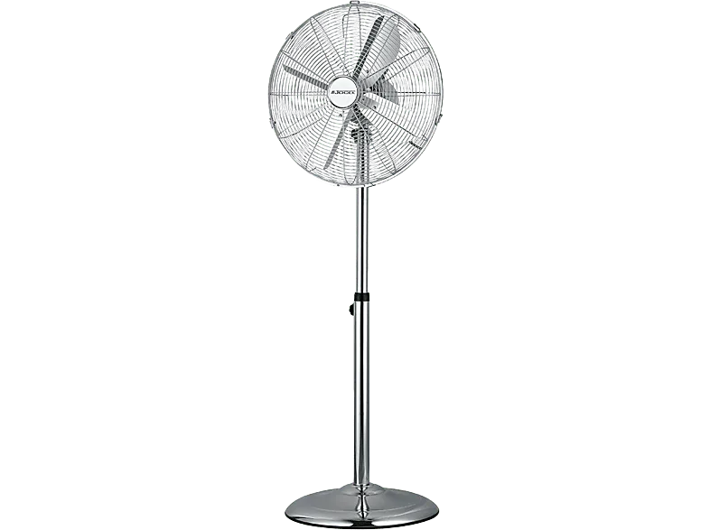 Ventilador de pie - Jocel JVP40030641, 50 W, 3 velocidades, Oscilante, Metálico, Plata
