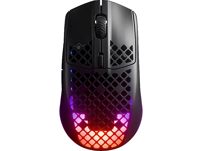 Ratón gaming - SteelSeries Aerox 3 Wireless Onyx 2022, Inalámbrico, Resistente agua, Negro (imagen 1 de 2)