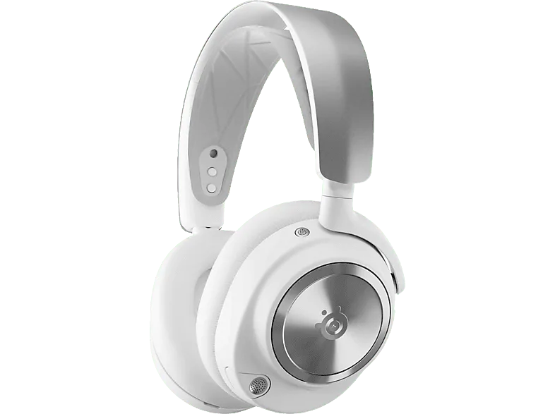 Auriculares gaming - SteelSeries Arctis Nova Pro Wireless, Supraaurales, Bluetooth, Micrófono, Cancelación de ruido, Blanco