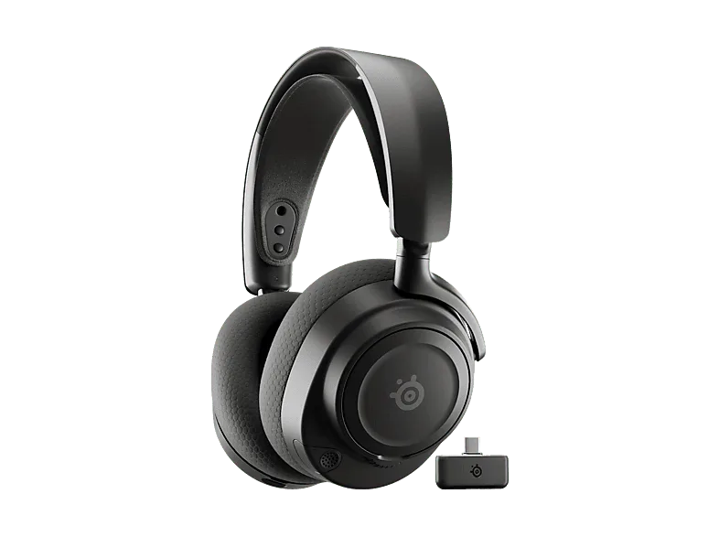 Auriculares gaming - SteelSeries Arctis Nova 7 Gen 2, +50h Autonomía, 2,4 GHz inalámbrico + Bluetooth, Negro