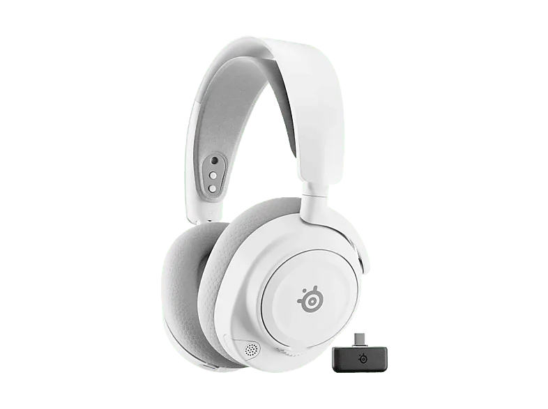 Auriculares gaming - SteelSeries Arctis Nova 7 Gen 2, +50h Autonomía, 2,4 GHz inalámbrico + Bluetooth, Blanco