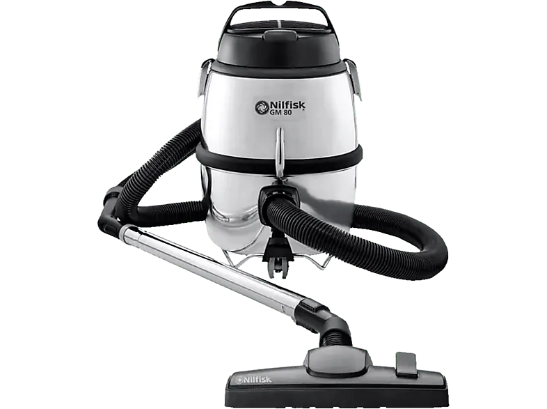 Aspirador con bolsa - Nilfisk GM 80 Classic, 780W, 6.25L, Soplado, Bajo ruido, Clase A