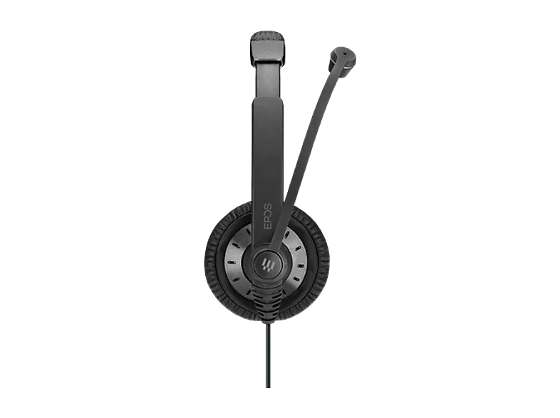 Auriculares - Epos Impact SC 45 USB, Supraaurales, Cancelación de ruido, Diadema, Micrófono, USB + Jack 3.5 mm, Negro