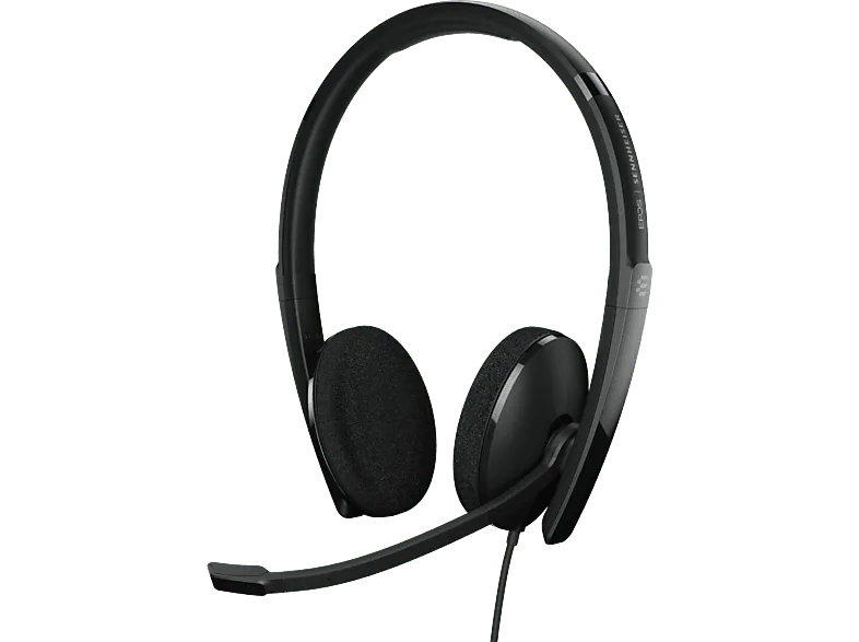 Auriculares - Epos SC 160 USB-C, Cancelación de Ruido Activa, Micrófono, Certificado para Microsoft Teams, Negro
