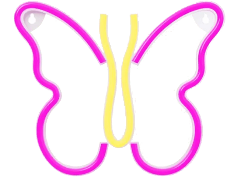 Luces LED - Forever RTV100306, Neón, USB, Butterfly, Pink