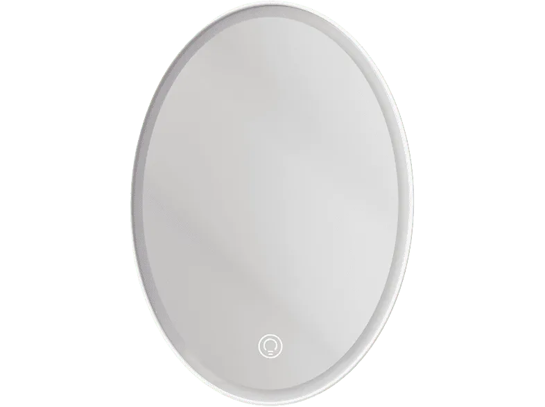 Espejo lumínico - InnoGIO GIOperfect Glow GIO-760, Luz LED, 1200 mAh, Portátil, 12h Autonomía, 3 Niveles de Intensidad Lumínica, Blanco
