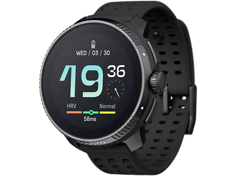 Reloj deportivo - Suunto Race, Negro, 125-175 mm, 1.43" AMOLED, +95 Modos deporte, Autonomía hasta 26 días