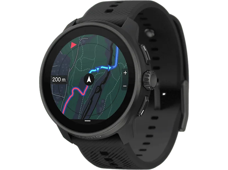 Reloj deportivo - Suunto Race S, 125 175 mm, 1.32", Pantalla AMOLED, Autonomía hasta 13 días, +90 Modos Deporte, All Black