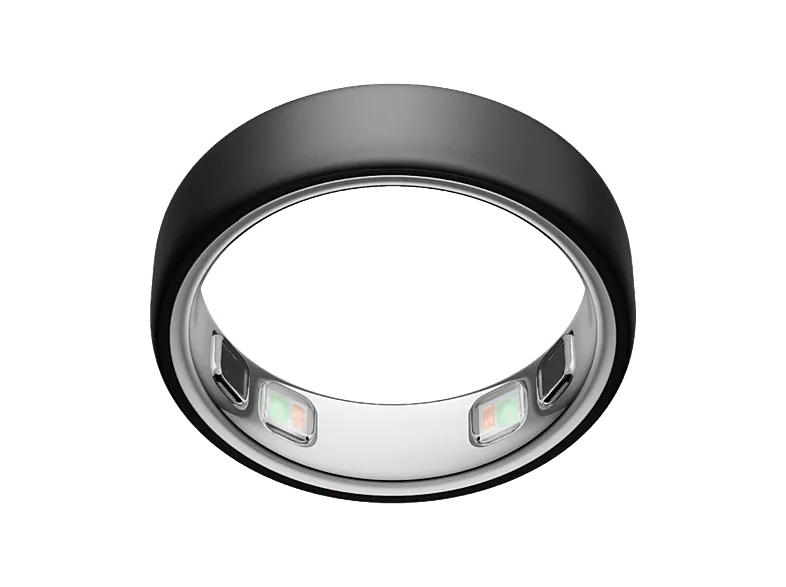 Anillo inteligente - Oura Ring 5, Talla 8, Hasta 9 días autonomía, Bluetooth, 50 métricas de salud, Titanio, Stealth