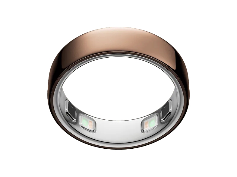 Anillo inteligente - Oura Ring 5, Talla 9, Hasta 9 días autonomía, Bluetooth, 50 métricas de salud, Titanio, Deep Rose