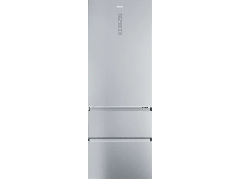 Frigorífico combi - Haier Series 5 HTR5720ENMG, No Frost, 201 cm, 483 l, My Zone, Humidity Plata (imagen 1 de 3)