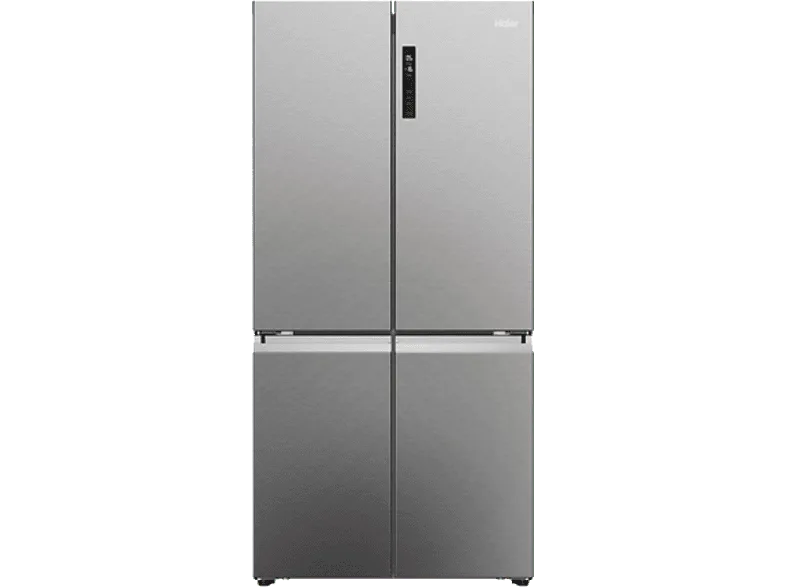 Frigorífico americano - Haier Cube 90 Series 5 HCR5919ENMP, No Frost, 190 cm, 528 l, My Zone, Antibacterias, Inox Platino (imagen 1 de 3)