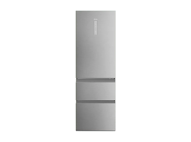 Frigorífico combi - Haier Series 5 HTW5618CNMG, No Frost, 185 cm, 360 l, Clase C, WiFi, My Zone, Inox (imagen 1 de 3)