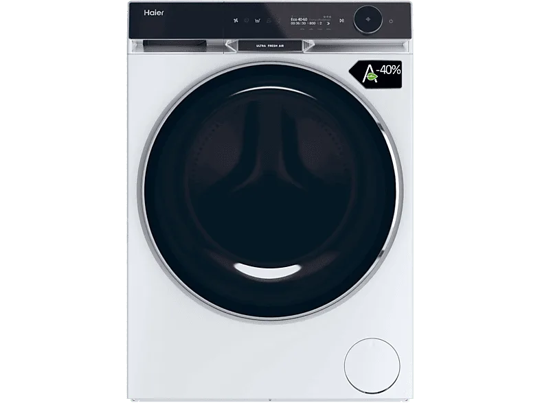 Lavadora Carga Frontal - Haier HW110-BD14397U1S X Series 11, 11Kg, 1400rpm, 16 Programas, Autodosificación, Wi-Fi, Blanco (imagen 1 de 3)