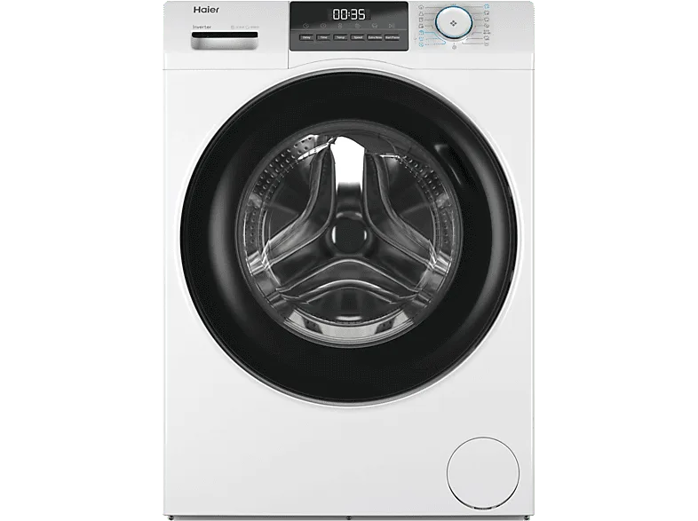 Lavadora carga frontal - Haier I-Pro Series 1 HW100-BP14929A-S, 10 kg, 1400 rpm, Motor Inverter, Antibacterias, Blanco (imagen 1 de 3)