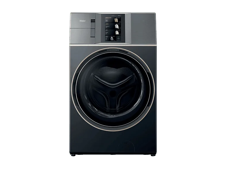 Lavadora secadora - Haier Couture Care Collection 11 HWD180BD12LGNU-S, 18 kg + kg, 14 programas, Motor Direct Motion, Wi-Fi, Azul